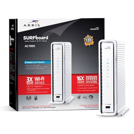 Arris Refurbished SURFboard SBG6900-AC DOCSIS 3.0 Cable Modem/WiFi Router 1000093-RB